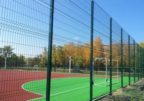 3Д забор для футбольной площадки в Новочебоксарске