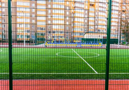 2Д забор для футбольной площадки в Новочебоксарске
